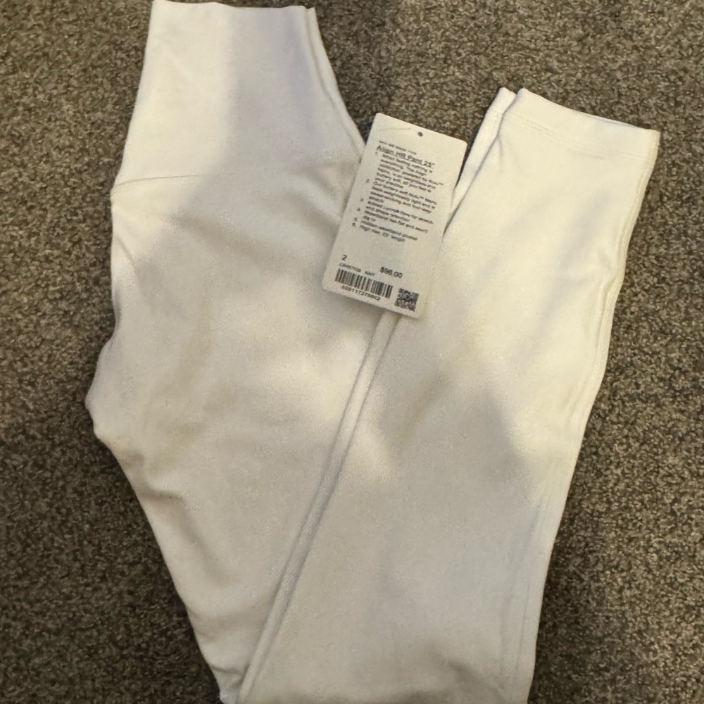White Lululemon Leggings